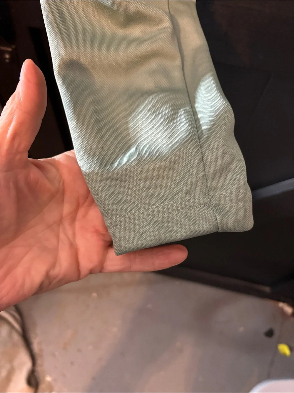 adidas Light Sage Green Track Joggers with White Stripes